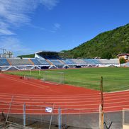 Stadionul din Râmnicu Vâlcea, la vizita Gazetei din aprilie 2024 / FOTO: Cristi Preda (GSP)