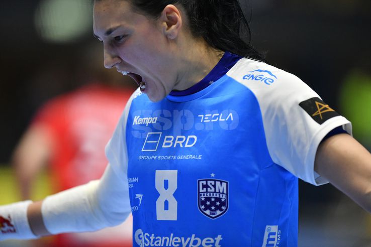 CSM București - Esbjerg, turul din sferturile Ligii Campionilor, foto: Cristi Preda