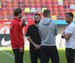Imagini de la încălzire înainte de FCSB - CFR Cluj