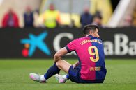 E alarmă la Barcelona! » Clubul confirmă leziunea, cât va sta Robert Lewandowski