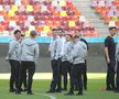 Imagini de la încălzire înainte de FCSB - CFR Cluj