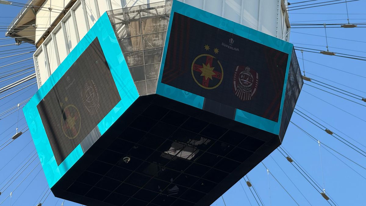 Imagini înainte de FCSB - CFR Cluj