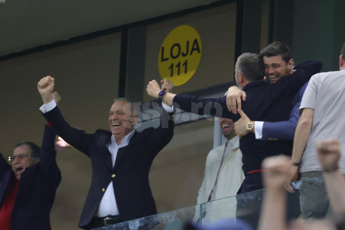 Mihai Stoica a oferit imaginile serii după FCSB - CFR Cluj: cum a trăit în lojă finalul dramatic și pe cine a îmbrățișat după succes
