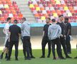 Imagini de la încălzire înainte de FCSB - CFR Cluj