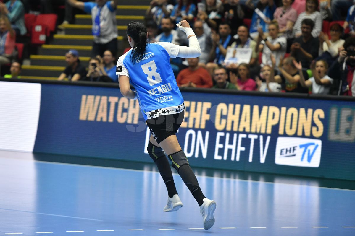 Crina Pintea, emoționată după primul pas făcut spre Final Four-ul Ligii Campionilor la handbal feminin: „Am avut pielea de găină tot meciul”