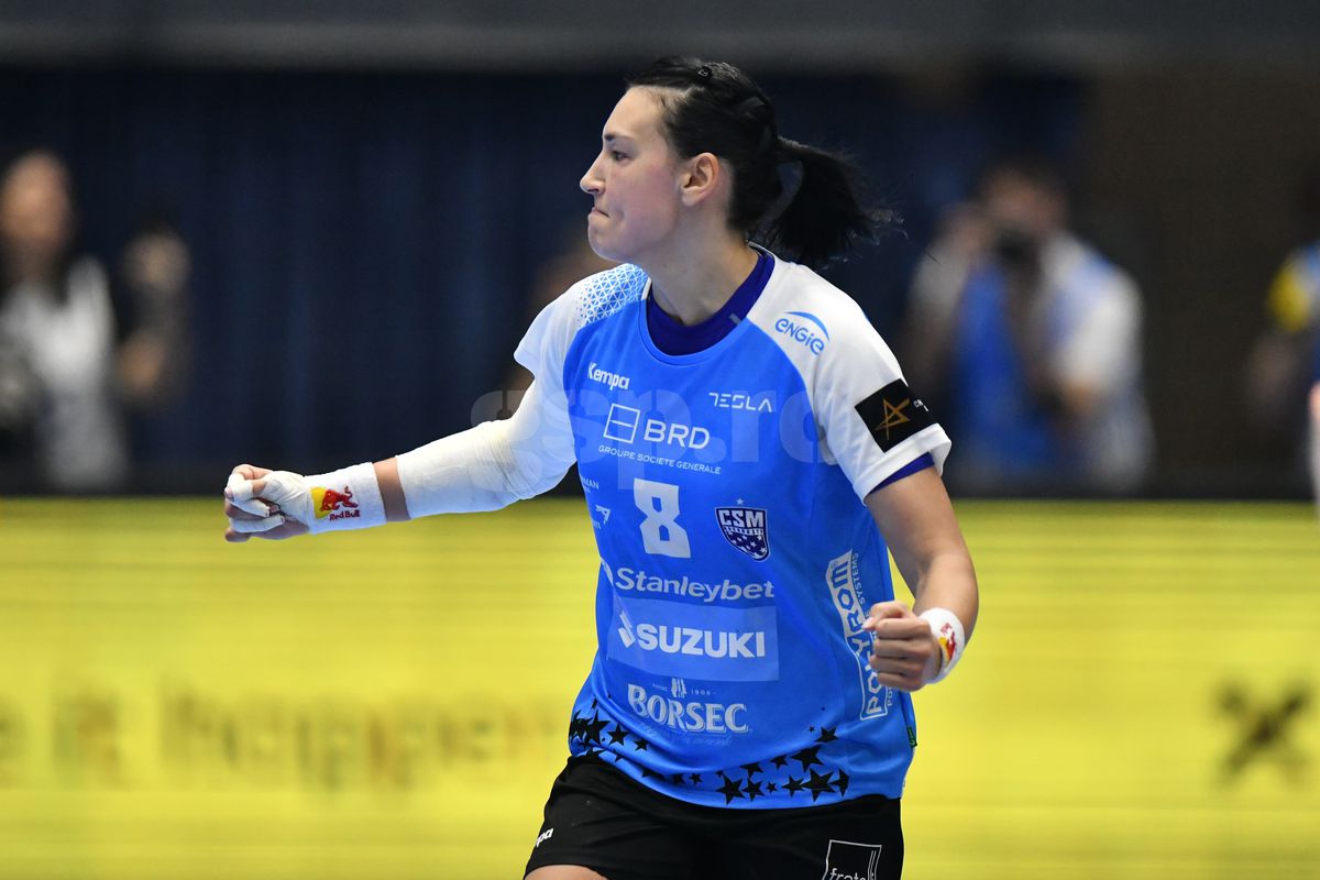 CSM București - Esbjerg, turul din sferturile Ligii Campionilor, foto: Cristi Preda