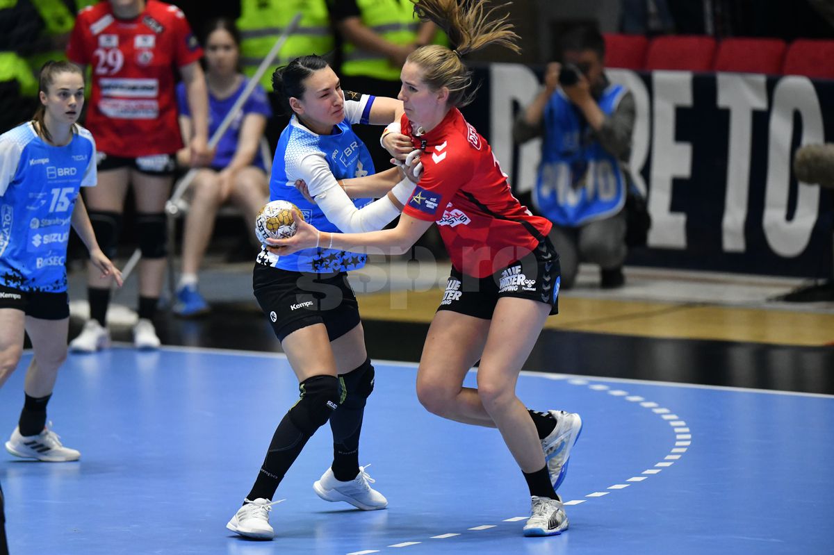 CSM București - Esbjerg, turul din sferturile Ligii Campionilor, foto: Cristi Preda