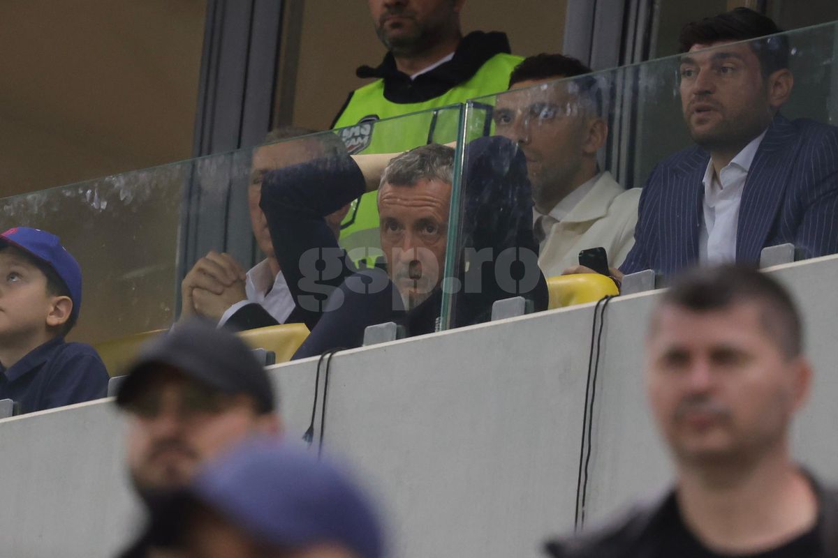 Mihai Stoica la meciul FCSB - CFR / foto: Ionuț Iordache (GSP)