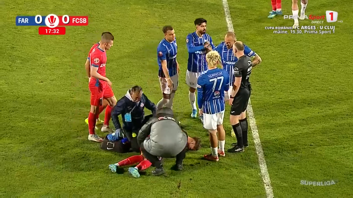 Lovitură pentru FCSB! S-a accidentat și riscă să NU mai joace în acest sezon
