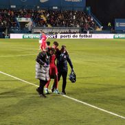 David Miculescu s-a accidentat în Farul - FCSB // FOTO: Ionuț Coman (GSP.ro)