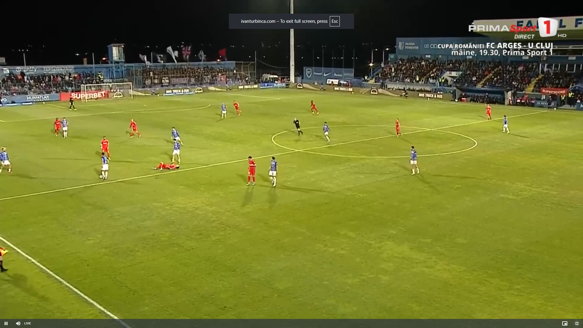 David Miculescu s-a accidentat în Farul - FCSB