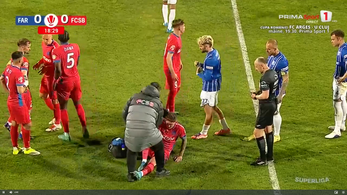 Lovitură pentru FCSB! S-a accidentat și riscă să NU mai joace în acest sezon