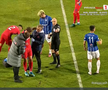 David Miculescu s-a accidentat în Farul - FCSB // FOTO: captură Prima Sport