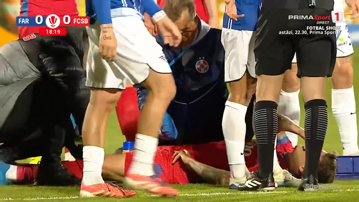Lovitură pentru FCSB! S-a accidentat și riscă să NU mai joace în acest sezon