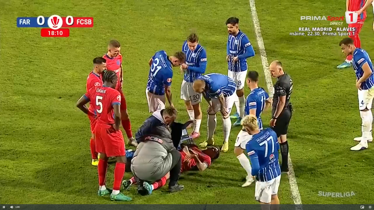 Lovitură pentru FCSB! S-a accidentat și riscă să NU mai joace în acest sezon