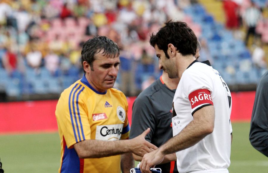 Cum l-a numit Luis Figo pe Gică Hagi, după ce a fost instalat selecționer: „Ca și cum ar fi pentru mine”