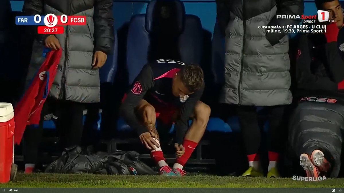 Lovitură pentru FCSB! S-a accidentat și riscă să NU mai joace în acest sezon