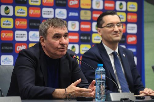 Gică Hagi și Răzvan Burleanu / Foto: Ionuț Iordache GSP