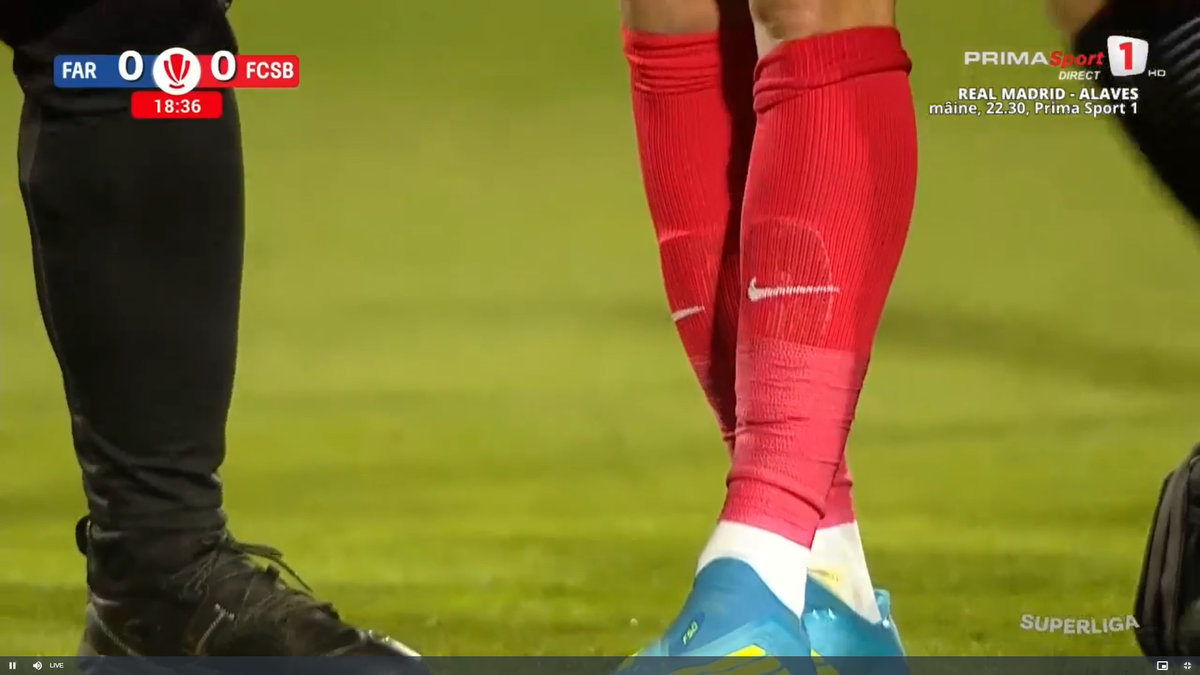 David Miculescu s-a accidentat în Farul - FCSB