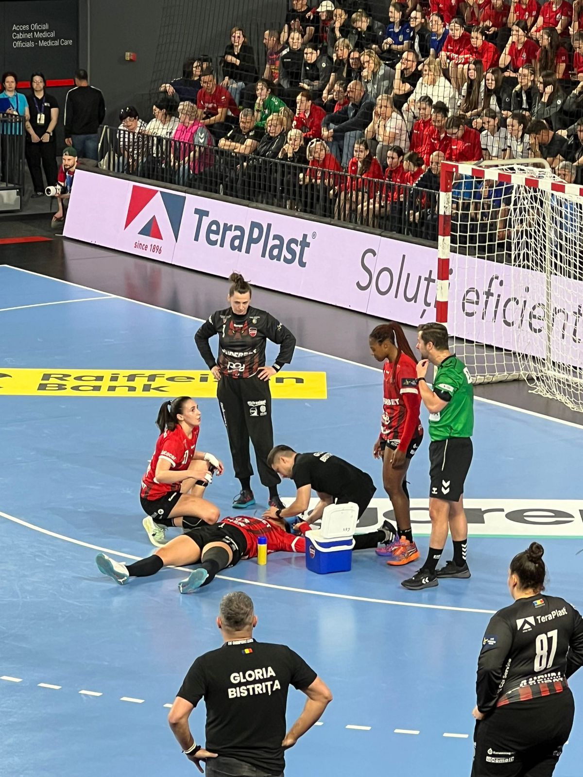 Video-uri educative în TeraPlast Arena din Bistrița