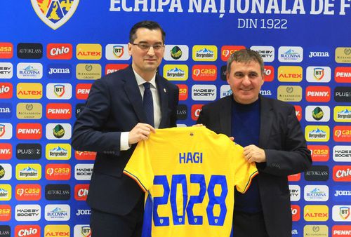 Gică Hagi și Răzvan Burleanu / FOTO: Ionuț Iordache (GSP.ro)