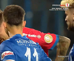 David Miculescu s-a accidentat în Farul - FCSB // FOTO: captură Prima Sport