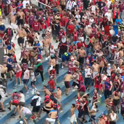 Haos la derby-ul din Paraguay! Scene șocante pe stadion // Captură FOTO: X