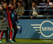 David Miculescu s-a accidentat în Farul - FCSB // FOTO: captură Prima Sport