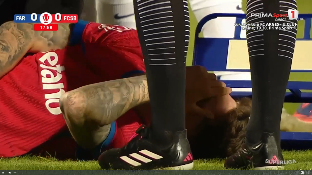 Lovitură pentru FCSB! S-a accidentat și riscă să NU mai joace în acest sezon