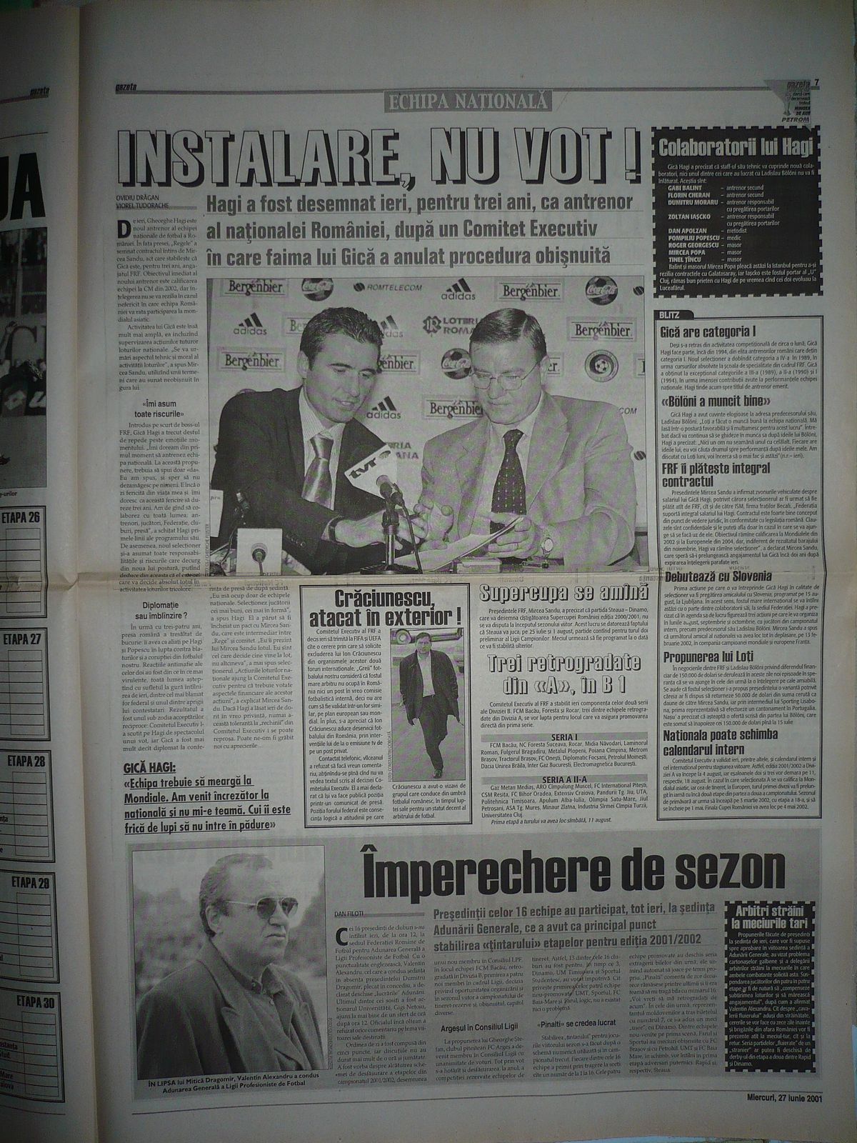 Gică Hagi selecționer, atunci și acum » Fraza celebră rostită de „Rege” când a fost instalat prima oară la națională + Lumea de atunci NU mai există