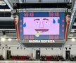 Video educativ difuzat pe cubul TeraPlast Arena, înainte și la pauza meciului Gloria Bistrița - Brest