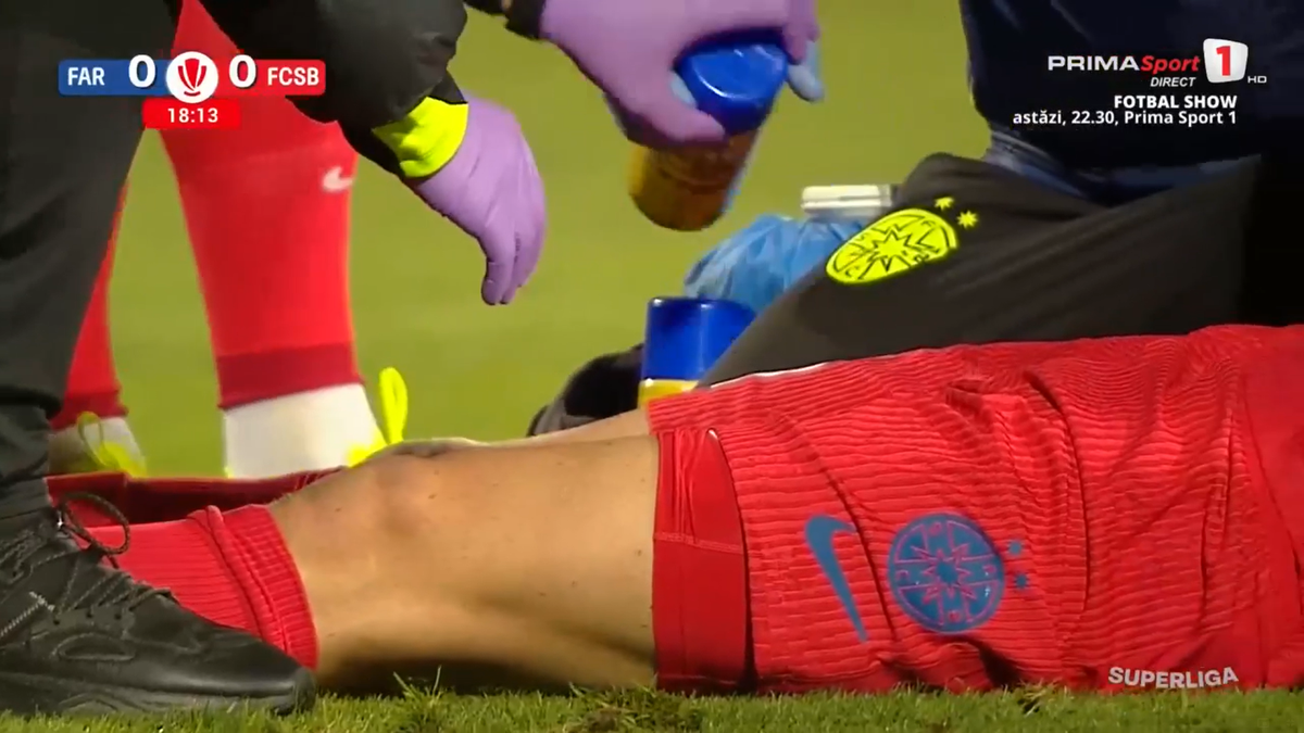 Lovitură pentru FCSB! S-a accidentat și riscă să NU mai joace în acest sezon