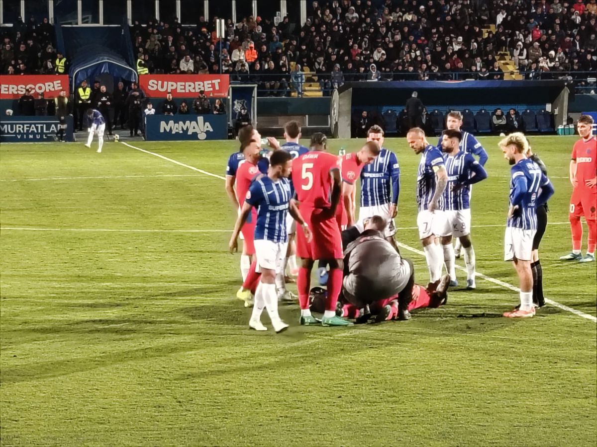 David Miculescu s-a accidentat în Farul - FCSB