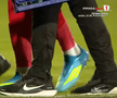 David Miculescu s-a accidentat în Farul - FCSB // FOTO: captură Prima Sport