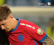 David Miculescu s-a accidentat în Farul - FCSB // FOTO: captură Prima Sport