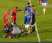 David Miculescu s-a accidentat în Farul - FCSB // FOTO: captură Prima Sport