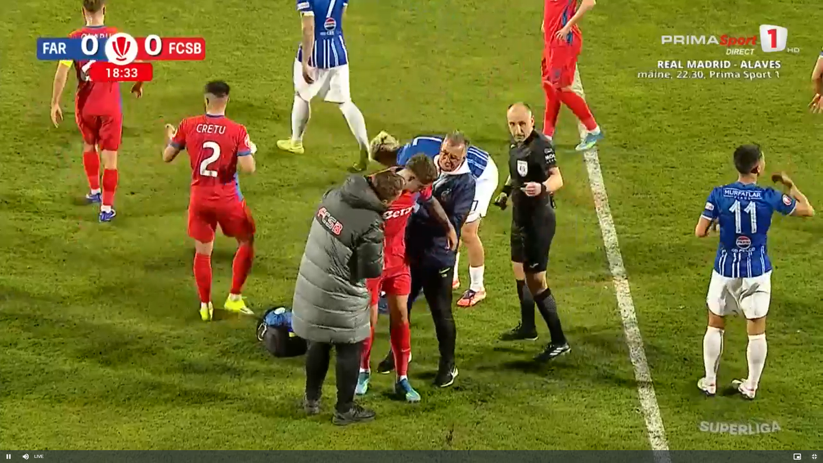 Lovitură pentru FCSB! S-a accidentat și riscă să NU mai joace în acest sezon