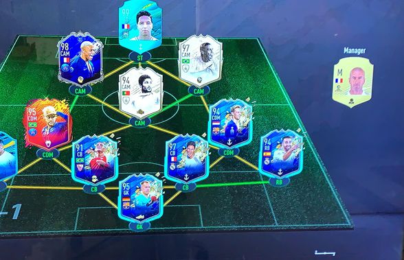 FIFA 20. Samir Nasri a schimbat toată echipa în Ultimate Team! Care a fost rezultatul