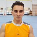 Marian Drăgulescu în sala de la Izvorani