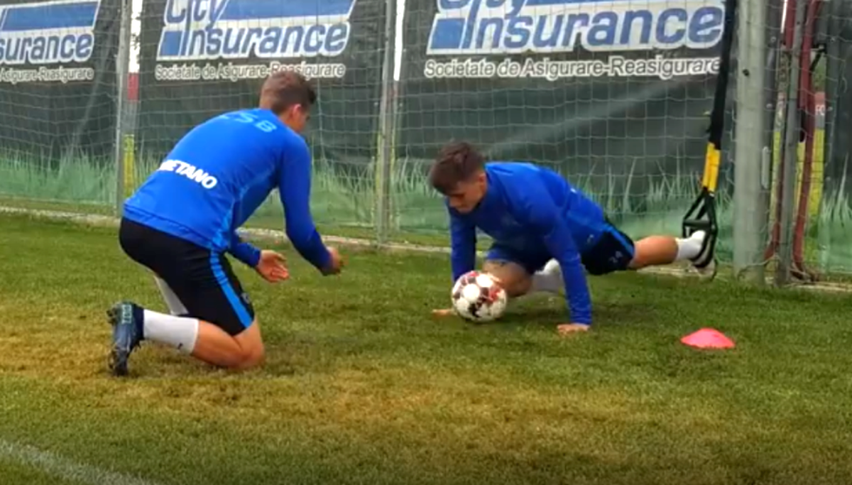 VIDEO Imagini de la antrenamentele lui FCSB » Cum se pregătesc „roș-albaștrii” de restartul Ligii 1