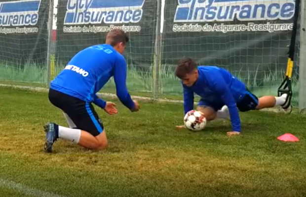 VIDEO Imagini de la antrenamentele lui FCSB » Cum se pregătesc „roș-albaștrii” de restartul Ligii 1