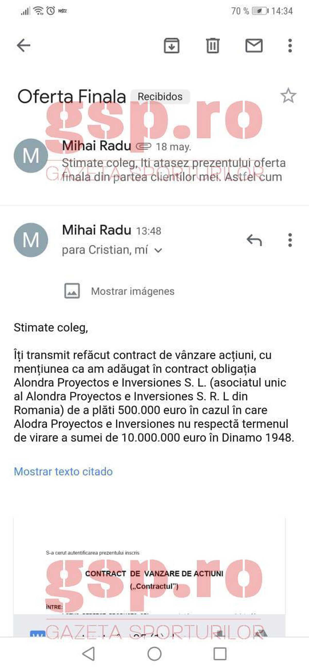 DINAMO. Spaniolii arată actele de la tratativele cu Ionuț Negoita!