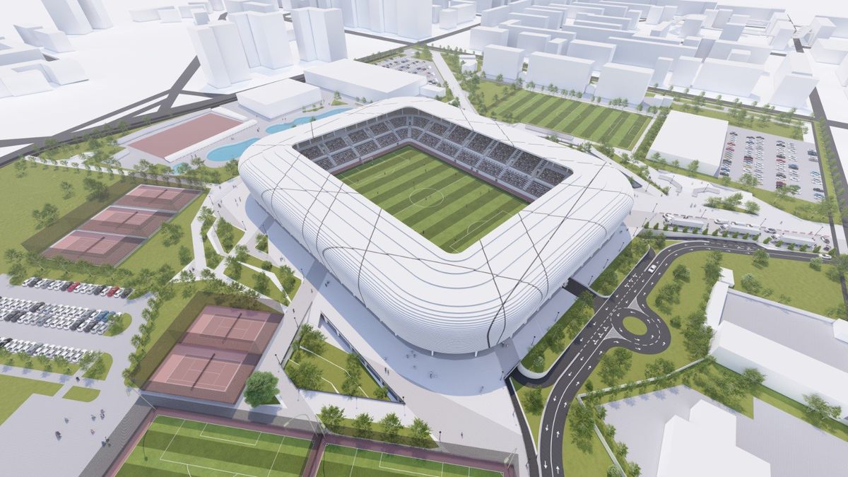 Stadion nou la Hunedoara