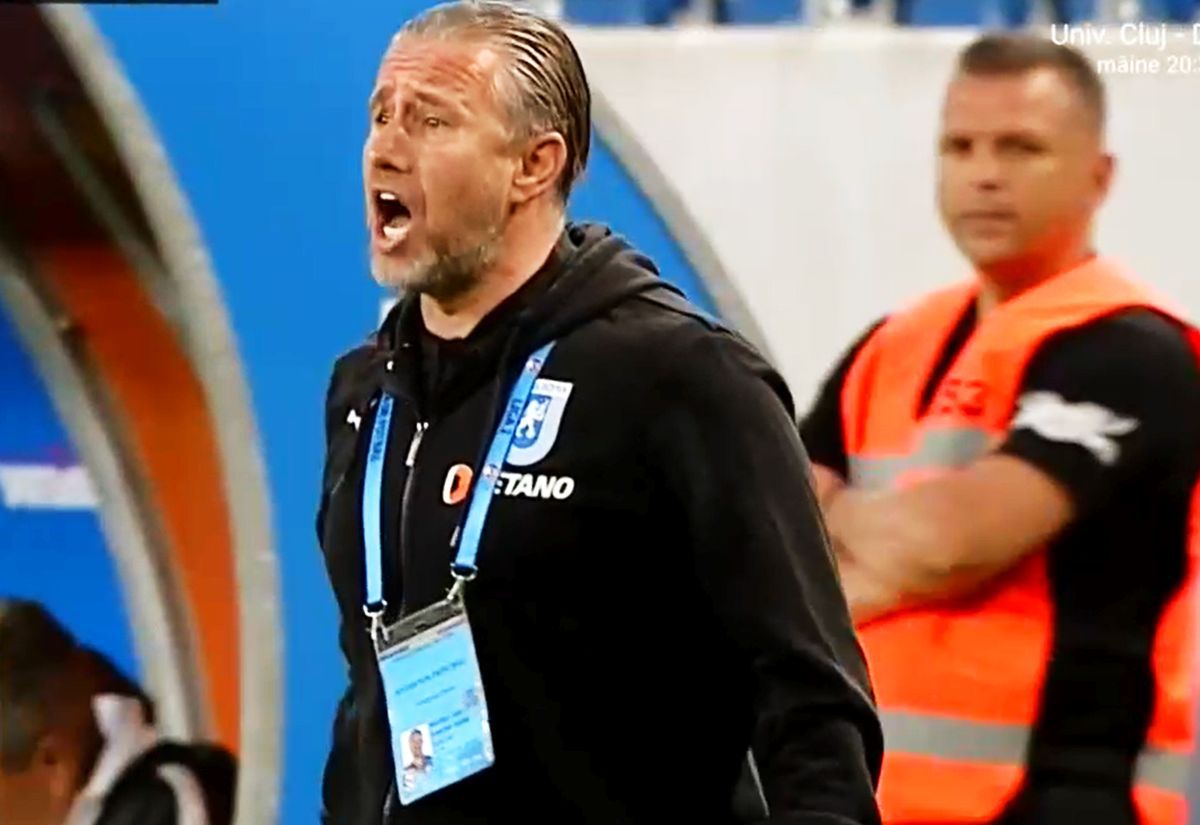 Gafă comică la golul marcat de Jefte în poarta lui CSU Craiova » Nistor, „vânat” de Marius Constantin