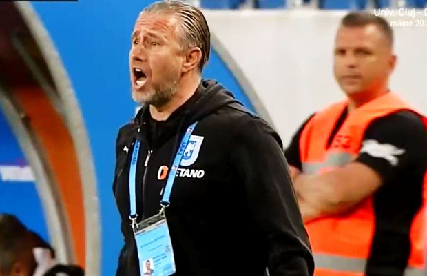 Gafă comică la golul marcat de Jefte în poarta lui CSU Craiova » Nistor, „vânat” de Marius Constantin