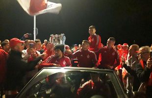 Noapte albă la Sfântu Gheorghe » Fotbaliștii lui Sepsi au sărbătorit pe străzi alături de fani: „Cupa a ajuns acasă”