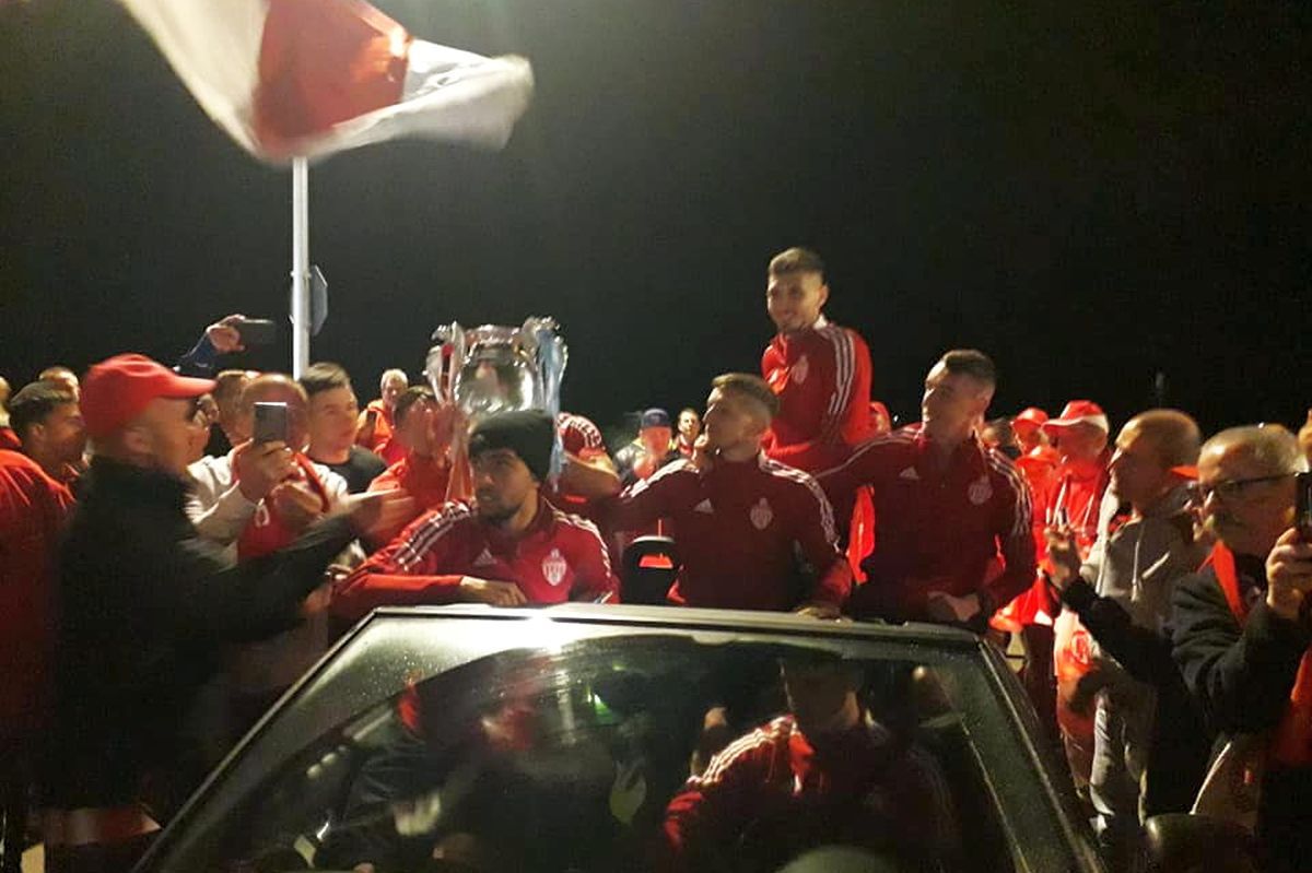 Sepsi a sărbătorit pe străzi câștigarea Cupei României