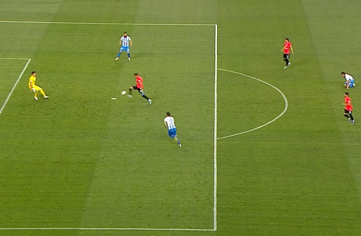 Gafă comică la golul marcat de Jefte în poarta lui CSU Craiova » Nistor, „vânat” de Marius Constantin