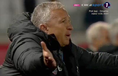 Criză de nervi degeaba. Dan Petrescu, furios după ce VAR-ul a oprit 5 minute Sepsi - CFR ca să ia decizia corectă