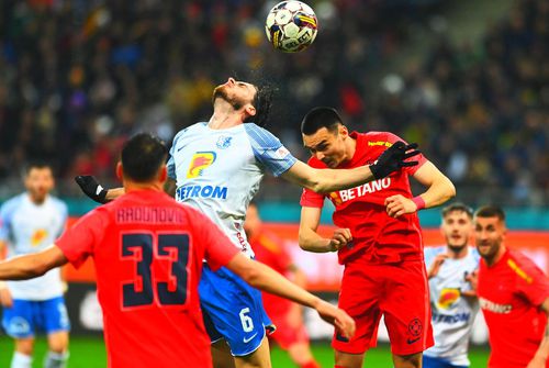 Tudor Băluță (24 de ani) este incert înaintea meciului de titlu dintre Farul și FCSB. / FOTO: Imago
